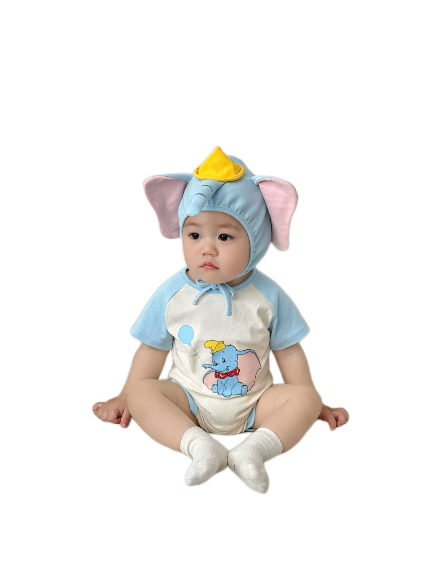 Baby Clothing Elephant - Tutina per neonato con stampa elefante