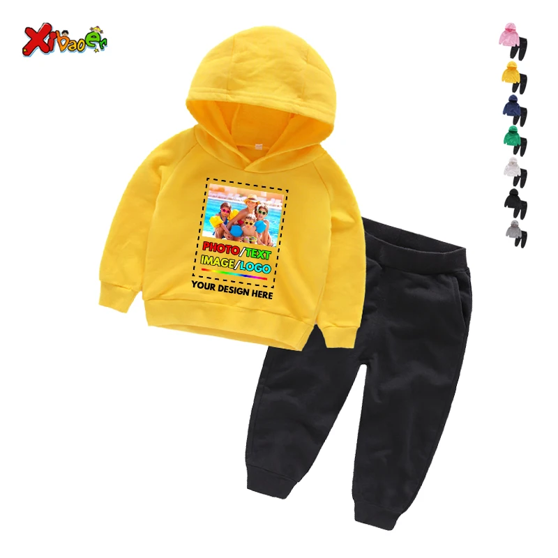 Baby Clothing Logo - Felpe con cappuccio per bambini Set