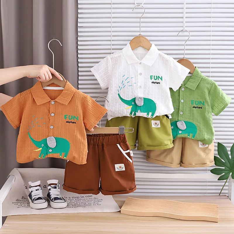 Baby Clothing Elephant - Completo Estivo 2026 per Bambini: Set