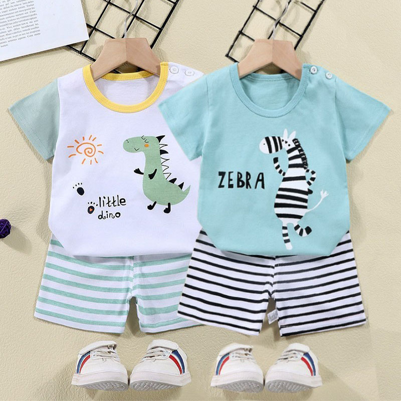 Baby Clothing Gift Set - T-shirt in cotone + pantaloncini Set