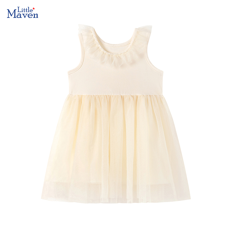 Baby Clothing Knitting Patterns - Vestito Little Maven per Bambine, Abbigliamento