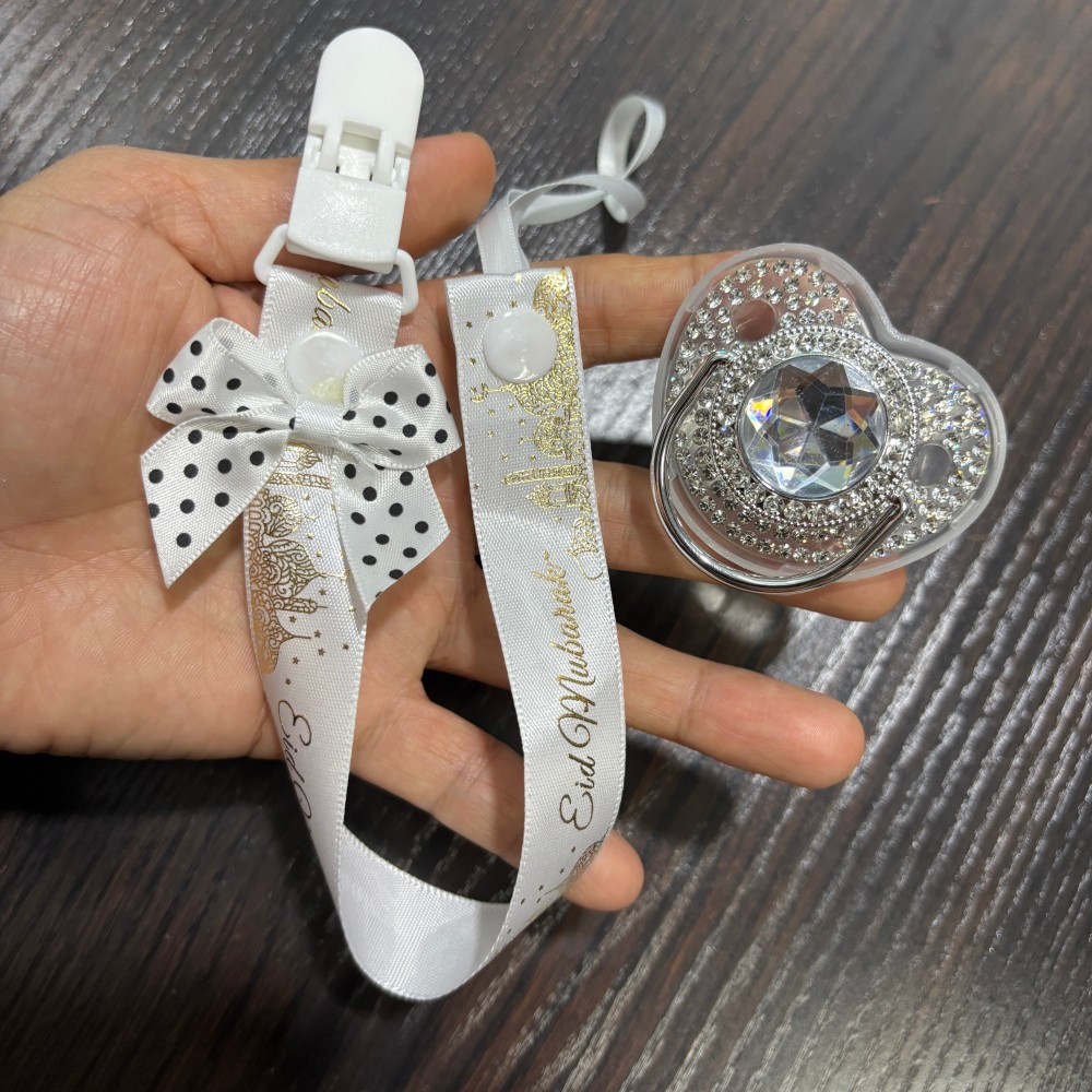 Ciuccio e Portaciuccio Dorati  - Baby Clothing Gift Set recensione e prezzo
