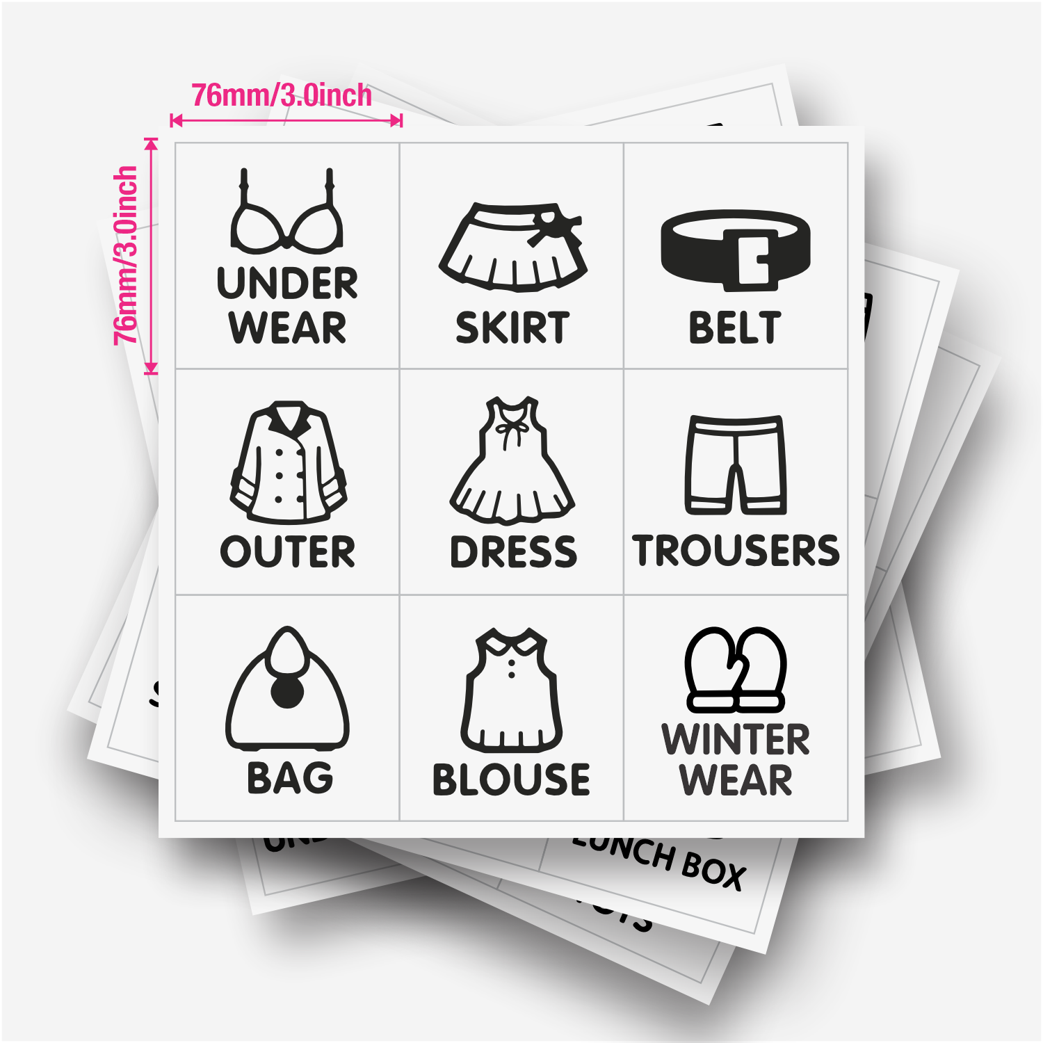 9 etichette per foglio, etiche - Baby Clothing Usa recensione e prezzo